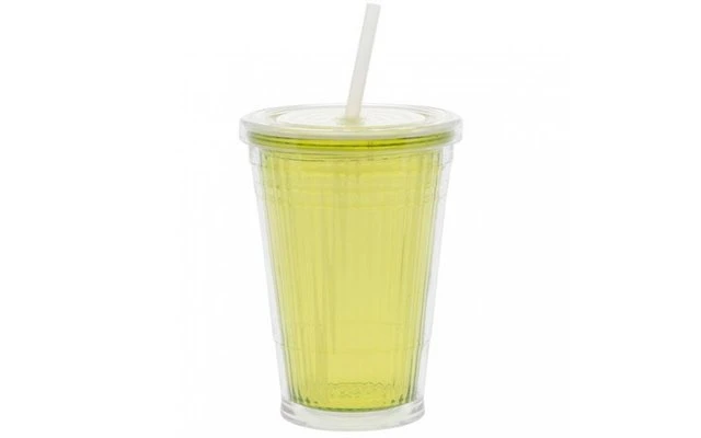 Thermobecher Mit Strohhalm 450 Ml – Bild 3