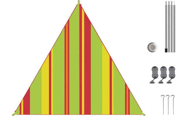 Bent Canvas Allover Set Tarp Caribbean Stripe Hawaii / Zipper Light Blue – Bild 4