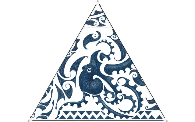 Bent Canvas Allover Set Tarp Caribbean Stripe Hawaii / Zipper Light Blue – Bild 6