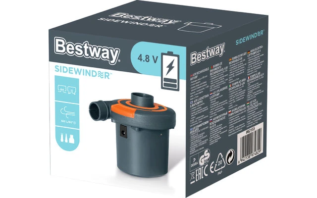 Bestway Sidewinder Akku Luftpumpe 5 V 565 L/min – Bild 3