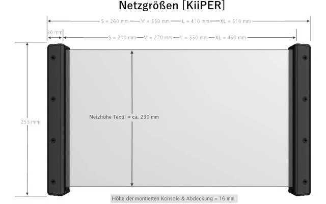 KiiPER Innenraumnetz Komplettset M 330 X 255 Mm – Bild 5