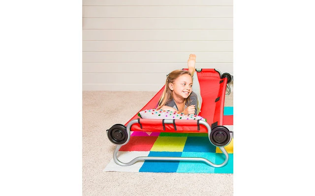 Disc-O-Bed Kid-O-Bed Einzelbett Runder Rahmen Ohne Seitentasche - Grün – Bild 4