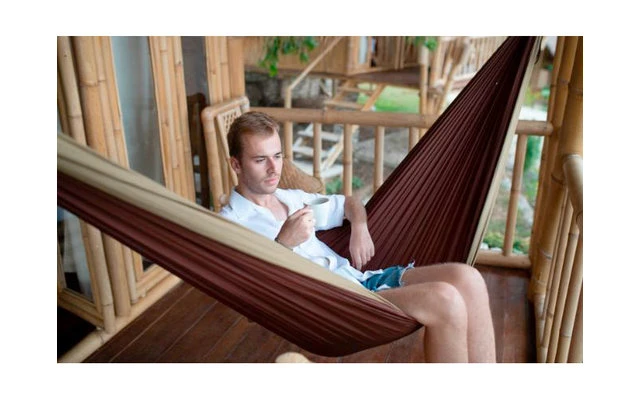 Ticket To The Moon King Size Hammock Hängematte - Aqua/Dark Grey – Bild 4