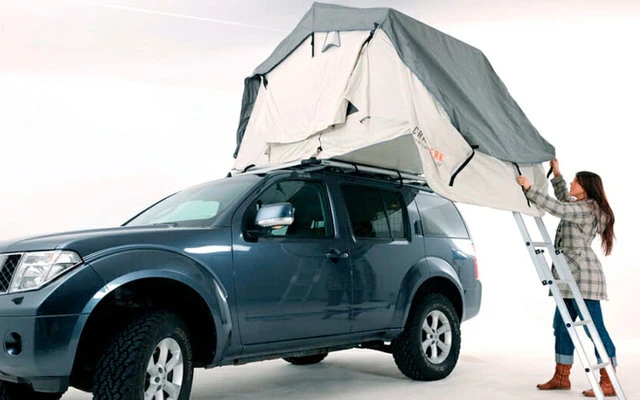 Campwerk Adventure 165 Dachzelt Olive – Bild 3