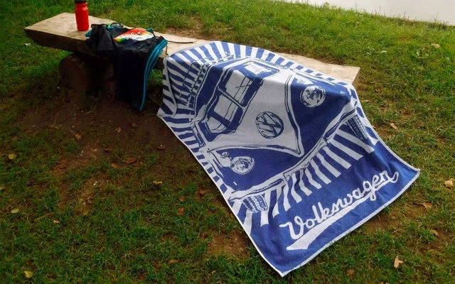 VW Collection T1 Bulli Strandtuch 160 X 90 Cm Blau / Weiß – Bild 7