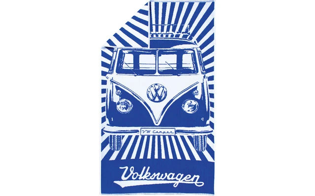 VW Collection T1 Bulli Strandtuch 160 X 90 Cm Blau / Weiß – Bild 4