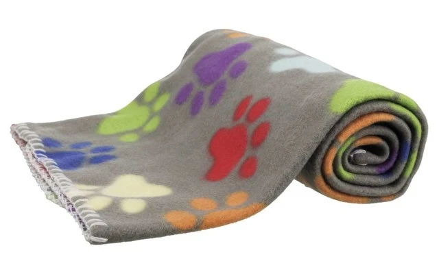 Jollypaw Fleecedecke Joost 100 × 70 Cm Grau/bunt