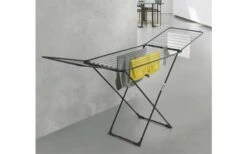 Metaltex Flügelwäschetrockner Klappbar Matt-schwarz