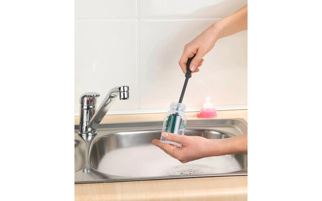 Wenko Silikon Spülbürste 25 Cm Grau – Bild 5