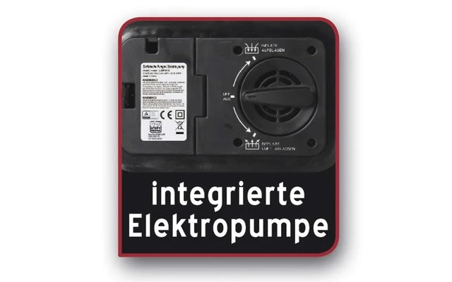 Happy People Deluxe Luftbett 196 X 97 X 47cm Grün/beige – Bild 5