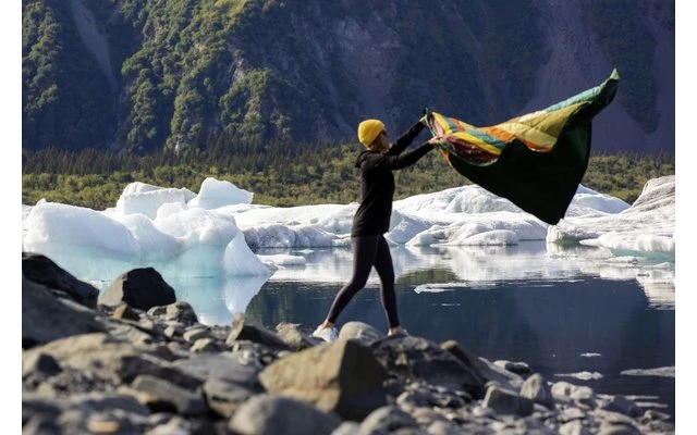 Voited Recycled Ripstop Outdoor Camping Decke Camp Vibes/greengabel – Bild 6