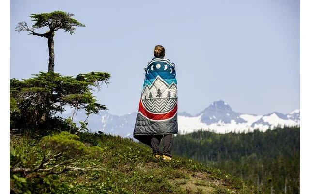 Voited Recycled Ripstop Outdoor Camping Decke Camp Vibes/greengabel – Bild 5