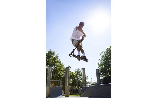 Micro Ramp Freestyle Kinder Scooter Schwarz – Bild 5
