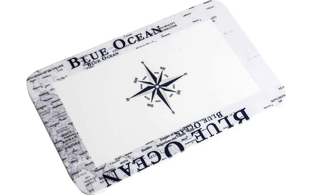 Brunner Blue Ocean Schneidebrett 23,5 X 14,5 Cm Weiß