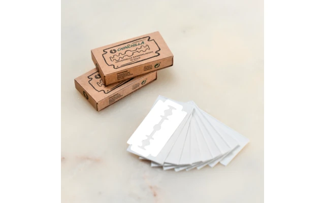 Chinchilla Rasierklingen Für Rasierhobel Universell 10 Stück – Bild 3