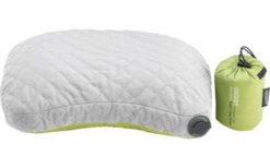 Cocoon Air Core HOOD CAMP Kissen Ultralight Wasabi / Grey