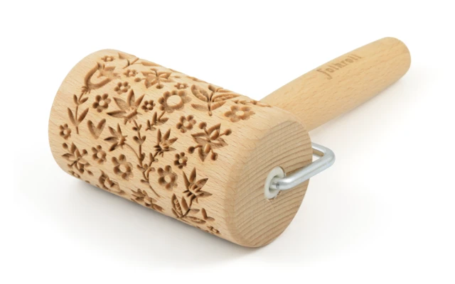 Teigrolle Folk Floral, Mini – Bild 2