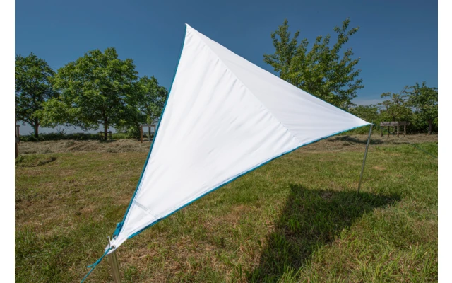 Bent Sonnensegel Zip Protect Canvas Single Dunkelblau/RV Hellblau – Bild 2