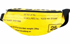 Beadbags Gürteltasche Aus Recycelten Reissackmaterial Mittelblau