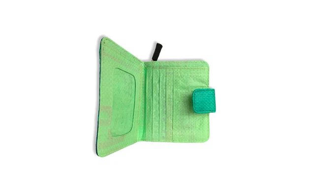 Beadbags Geldbörse 2 Falten Mittelgrün – Bild 2
