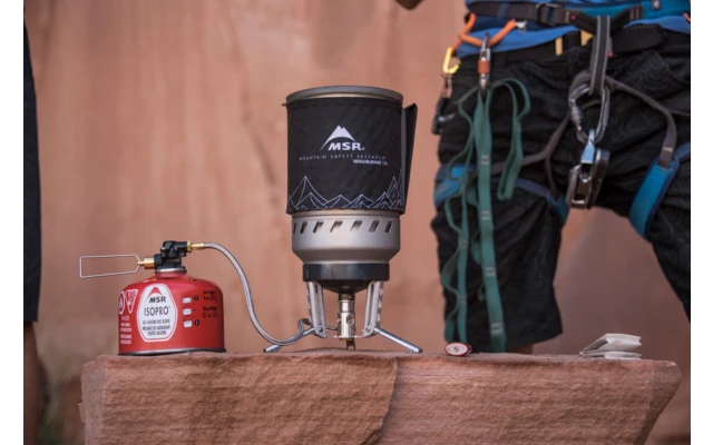 MSR Wind Burner Campingkocher Rot – Bild 5