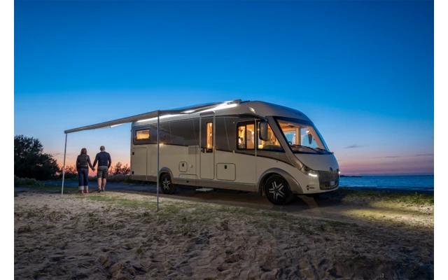 Fiamma F80L 450 Markise Gehäusefarbe Polar White Tuchfarbe Royal Blue 450 Cm – Bild 6