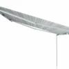 Fiamma F45s 190 Markise Rechtslenker Gehäusefarbe Polar White Tuchfarbe Royal Grey 190 Cm